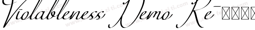 Violableness Demo Re字体转换
